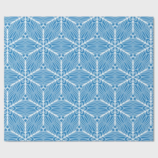 Schneeflocken Geschenkpapier (Flach)