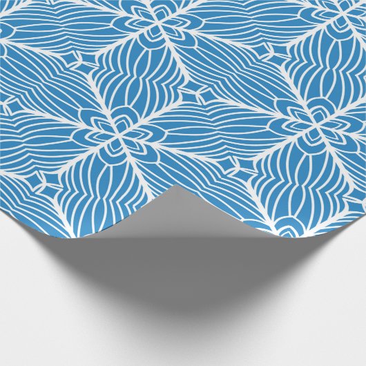 Schneeflocken Geschenkpapier (Ecke)