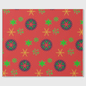 Schneeflocken - geschenkpapier (Flach)