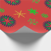 Schneeflocken - geschenkpapier (Ecke)