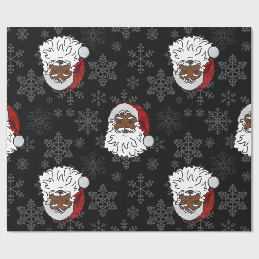 Schneeflocken Geschenkpapier (Flach)