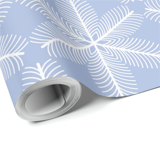 Schneeflocken Geschenkpapier (Rolleneckpunkt)