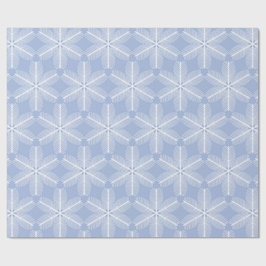 Schneeflocken Geschenkpapier (Flach)