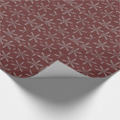 Schneeflocken Geschenkpapier (Ecke)