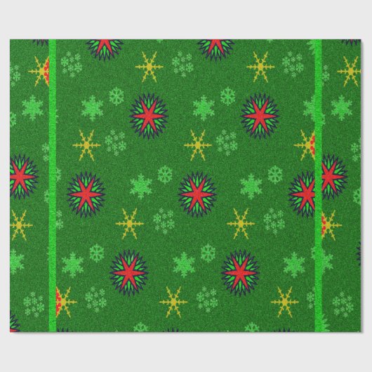 Schneeflocken - geschenkpapier (Flach)