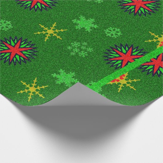 Schneeflocken - geschenkpapier (Ecke)