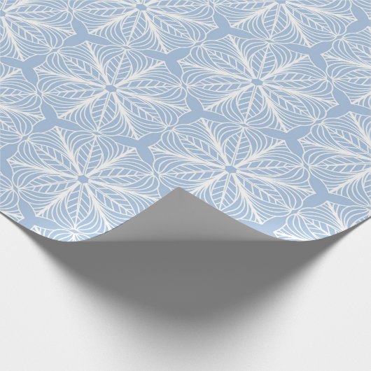 Schneeflocken Geschenkpapier (Ecke)