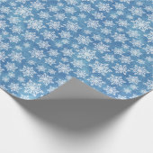 Schneeflocken Geschenkpapier (Ecke)