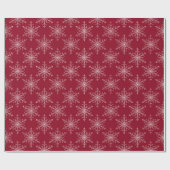 Schneeflocken Geschenkpapier (Flach)