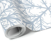 Schneeflocken Geschenkpapier (Rolleneckpunkt)
