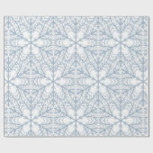 Schneeflocken Geschenkpapier (Flach)