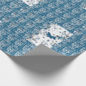 Schneeflocken Geschenkpapier (Ecke)