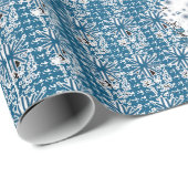 Schneeflocken Geschenkpapier (Rolleneckpunkt)