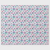 Schneeflocken Geschenkpapier (Flach)