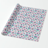 Schneeflocken Geschenkpapier (Ungerollt)