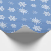 Schneeflocken Geschenkpapier (Ecke)