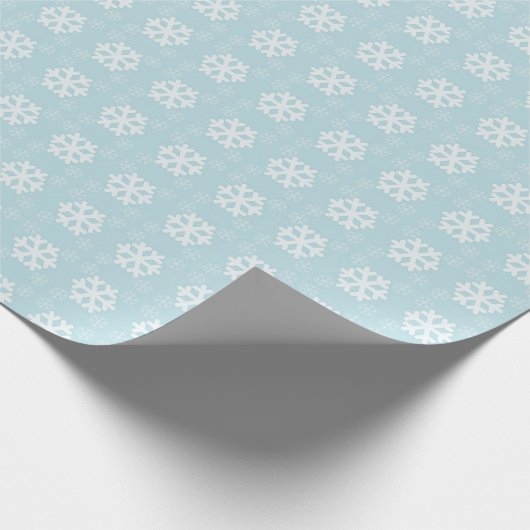 "Schneeflocken" Geschenkpapier (Ecke)