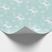 Schneeflocken Geschenkpapier (Ecke)