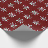 Schneeflocken Geschenkpapier (Ecke)