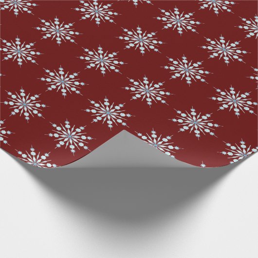 Schneeflocken Geschenkpapier (Ecke)