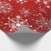 Schneeflocken Geschenkpapier (Ecke)