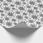 Schneeflocken Geschenkpapier (Ecke)