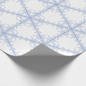 Schneeflocken Geschenkpapier (Ecke)