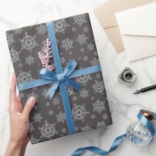 Schneeflocken Geschenkpapier