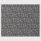 Schneeflocken Geschenkpapier (Flach)