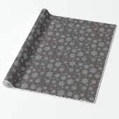 Schneeflocken Geschenkpapier (Ungerollt)