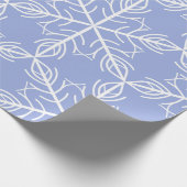 Schneeflocken Geschenkpapier (Ecke)
