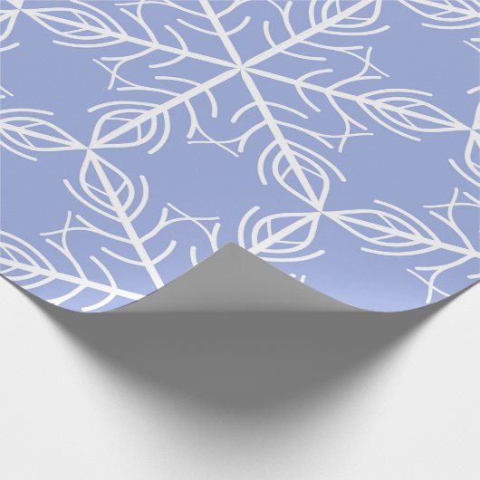 Schneeflocken Geschenkpapier (Ecke)