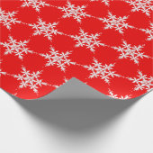 Schneeflocken Geschenkpapier (Ecke)