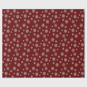 Schneeflocken Geschenkpapier