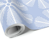 Schneeflocken Geschenkpapier (Rolleneckpunkt)