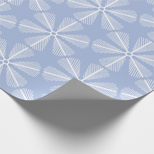 Schneeflocken Geschenkpapier (Ecke)