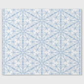 Schneeflocken Geschenkpapier (Flach)