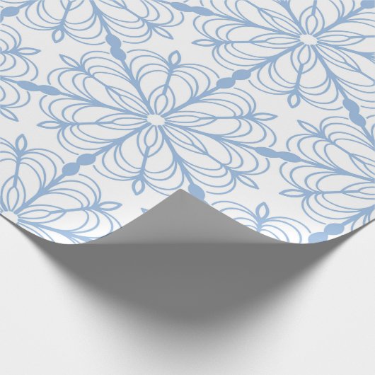 Schneeflocken Geschenkpapier (Ecke)