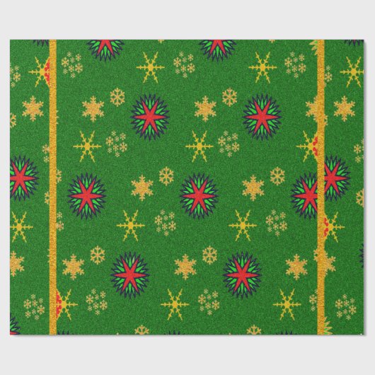 Schneeflocken - geschenkpapier (Flach)