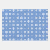 Schneeflocken Geschenkpapier Set (Vorderseite 3)