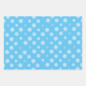 Schneeflocken Geschenkpapier Set (Vorderseite 2)