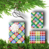 Schneeflocken Geschenkpapier Set