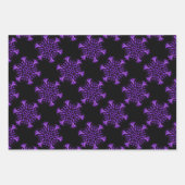 Schneeflocken Geschenkpapier Set (Vorderseite 2)