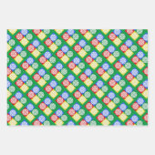 Schneeflocken Geschenkpapier Set (Vorderseite 2)