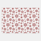 Schneeflocken Geschenkpapier Set (Vorderseite 3)