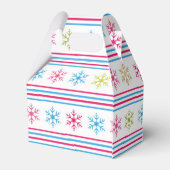Schneeflocken Geschenkschachtel (Rückseite)