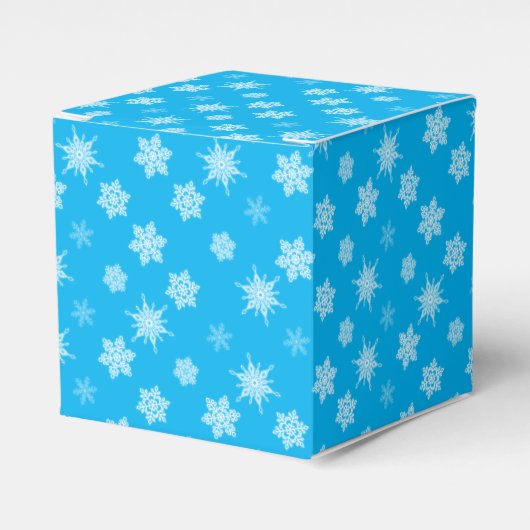 Schneeflocken Geschenkschachtel (Vorderseite)