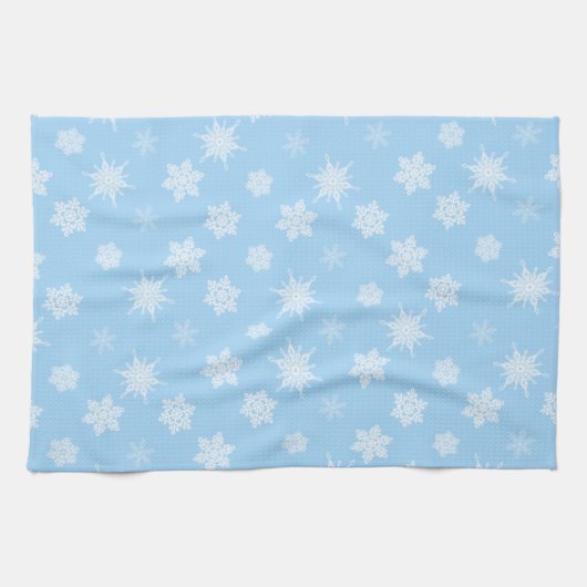 Schneeflocken Geschirrtuch (Horizontal)