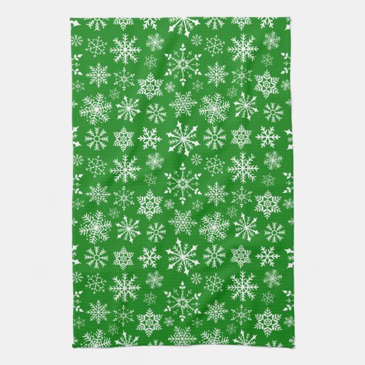 Schneeflocken Geschirrtuch (Vertikal)