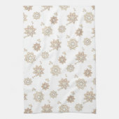 Schneeflocken Geschirrtuch (Vertikal)